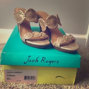 Jack Rogers Luccia stardust size 7.5